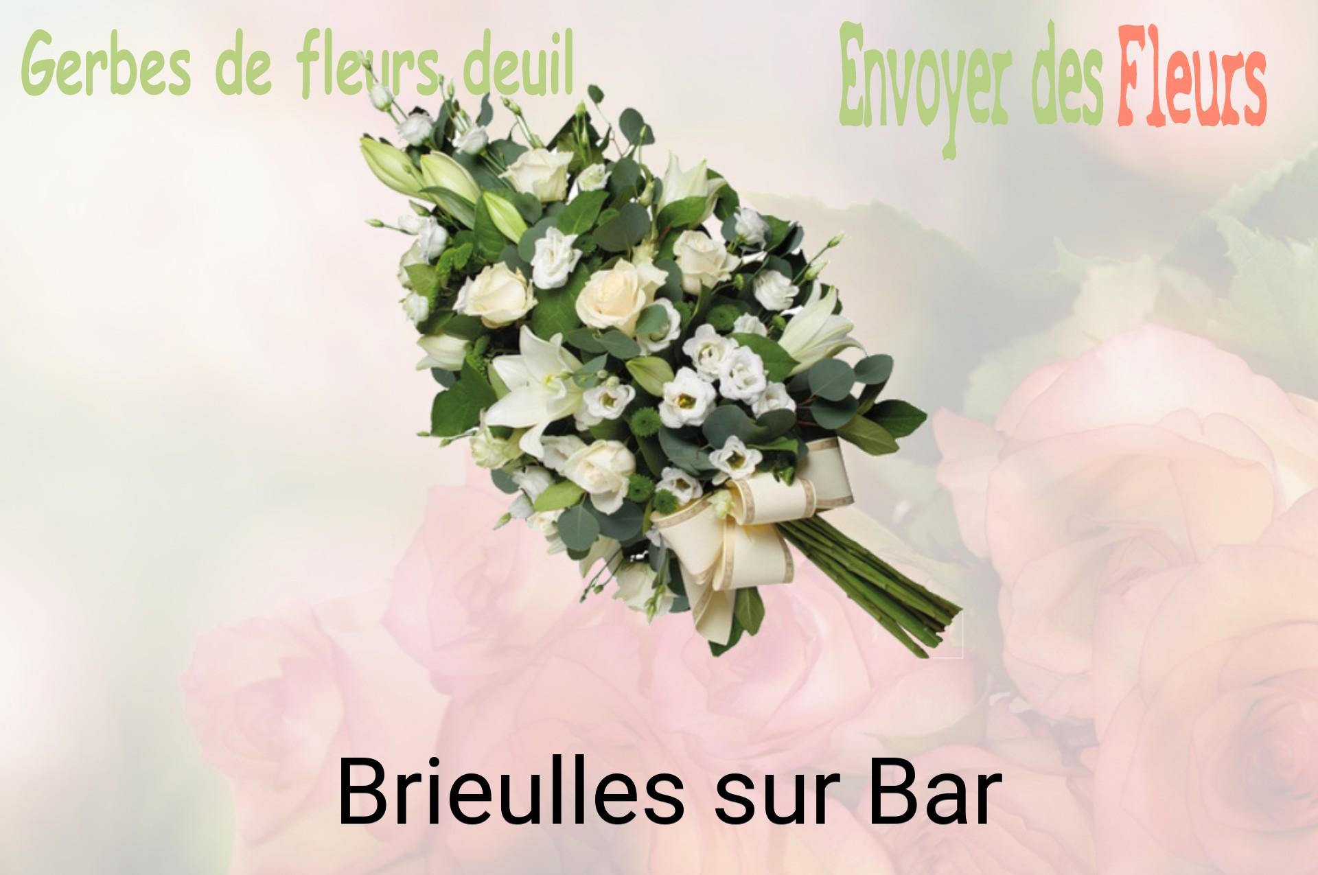 Gerbe de fleurs de deuil livrée à Brieulles-sur-Bar